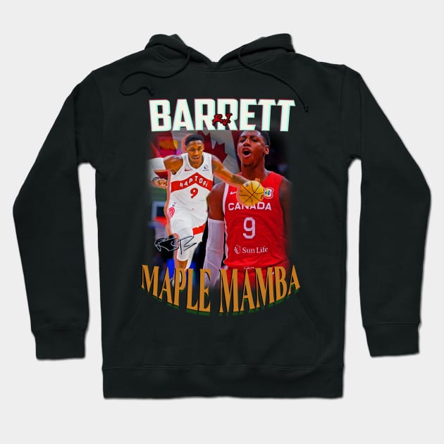 R.J. Barrett "Maple Mamba" Toronto Raptors New York Basketball Hoodie by dsuss